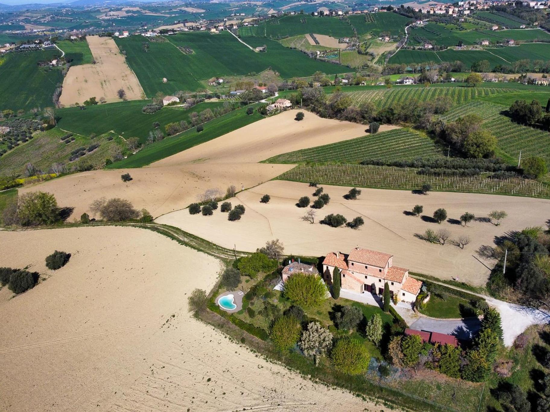 Casali Marchigiani - Ville Vacanza Private Con Piscina Ostra Exterior foto